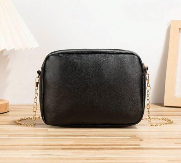 Pu Leather Bag  Girls (Black)