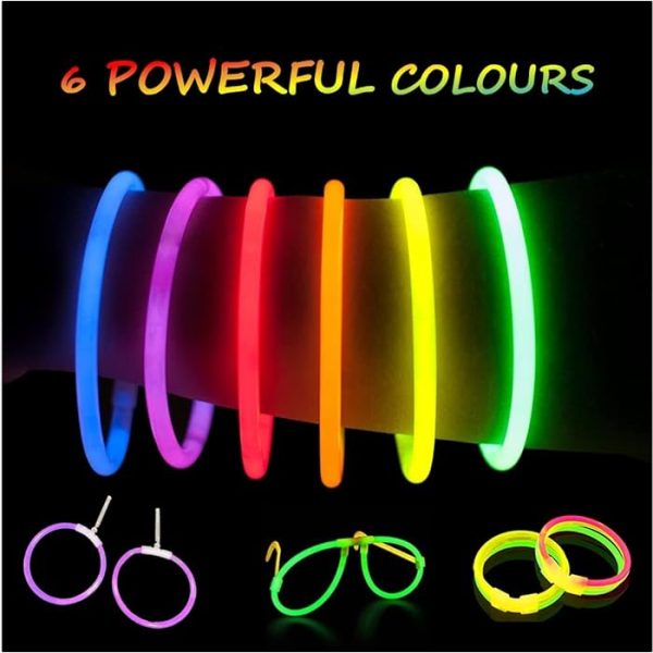 Glow Costume In The Dark Sticks Connectors | Glow In The Dark Party Bracelets