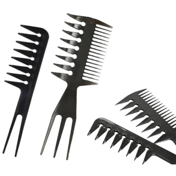 Hair Comb Set Professional Saloon – Pack Of 10 Tail Comb Kit Hair Cutting Comb Set